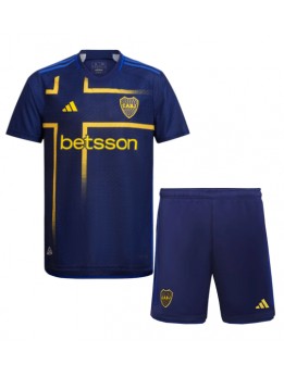 Boca Juniors Replika Tredje Kläder Barn 2024-25 Kortärmad (+ byxor)